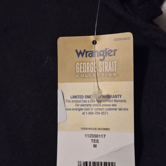 Wrangler Medium George Strait Black Desert Graphic Tee - Picture 2 of 10